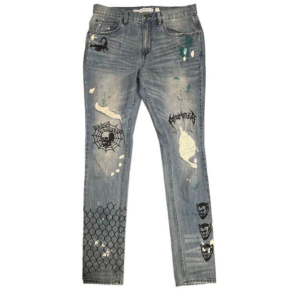 Broken Promises Other - Broken Promises Ultra Slim Stretch Denim Jeans Size 32 Mens